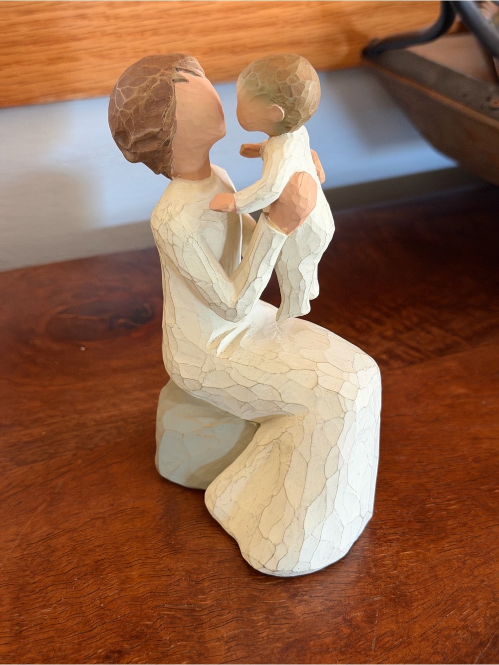 Willow tree Hand-Painted Grandmother and Child Figurine -missing original box